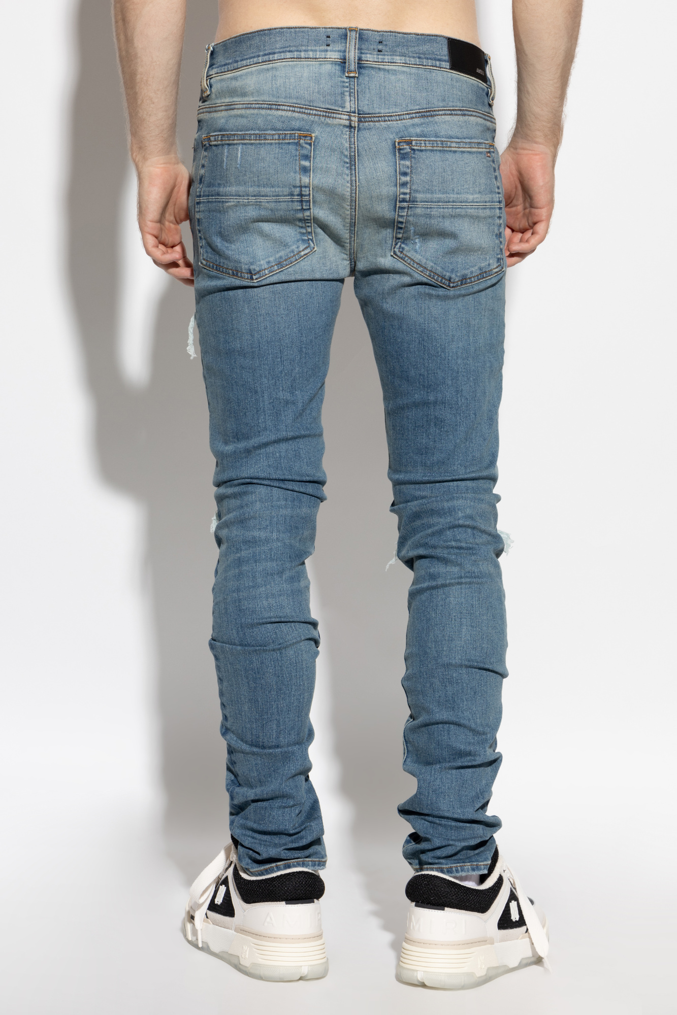 Blue Jeans with logo Amiri - Vitkac Canada